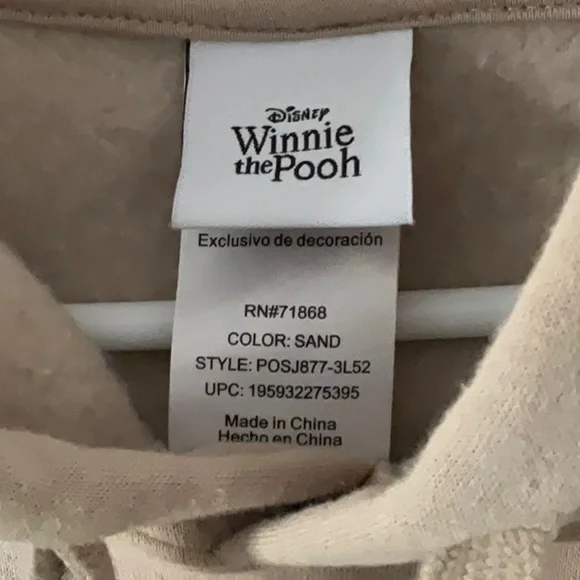 Disney Winnie the Pooh Hoodie - Picture 3 of 9